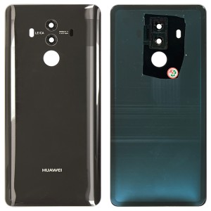 Huawei Ascend Mate 10 Pro - Battery Cover with Adhesive & Camera Lens Black