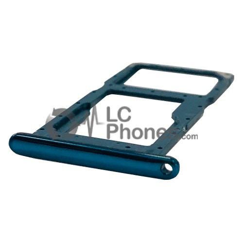 Huawei P Smart 2019  / P Smart (2020) - Sim Tray and SD Card Tray Blue