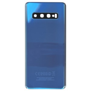 Samsung Galaxy S10 G973 - Battery Cover with Adhesive & Camera Lens Prism Blue