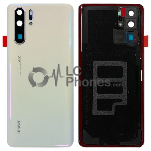 Huawei P30 Pro - OEM  Battery Cover Pearl White With Camera Lens