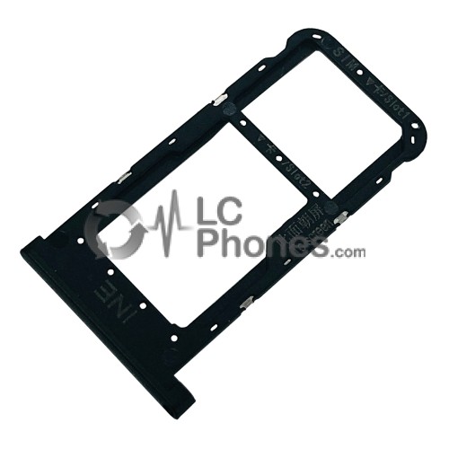 Huawei P Smart Plus 2019 - Sim Tray Holder Midnight Black