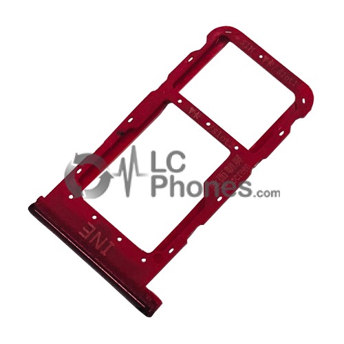 Huawei P Smart Plus 2019 - Sim Tray Holder Red