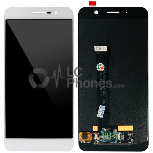 ZTE Blade A910 BA910 - Full Front LCD Digitizer White