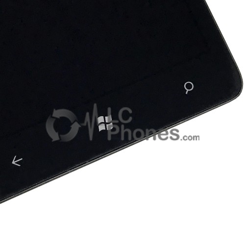 Nokia Lumia 900  - Full Front LCD Digitizer Whith Frame Black