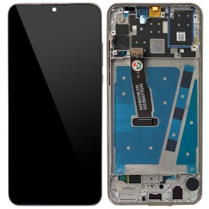 Huawei P30 Lite - Full Front LCD Digitizer with Pearl White (Version 24MP)