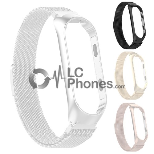 Xiaomi Smart Band 4 - Milanese Magnetic Loop Stainless Steel Watch Band Black