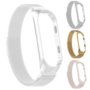 Xiaomi Smart Band 4 - Milanese Magnetic Loop Stainless Steel Watch Band Gold