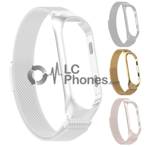 Xiaomi Smart Band 4 - Milanese Magnetic Loop Stainless Steel Watch Band Gold