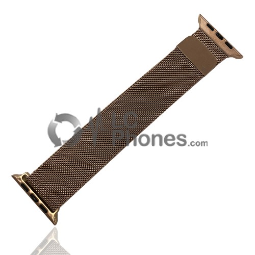 iWatch 42mm / 44mm - Stainless Steal Milanese Loop Pink Gold