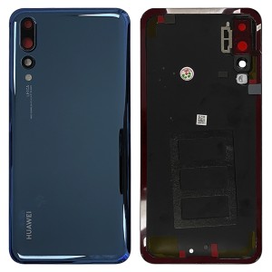 Huawei P20 Pro - OEM Battery Cover With Adhesive & Camera Lens Blue