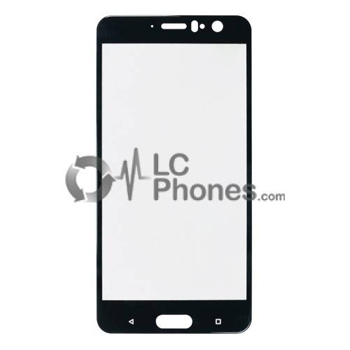 HTC U11 - Full Arc Tempered Glass Black