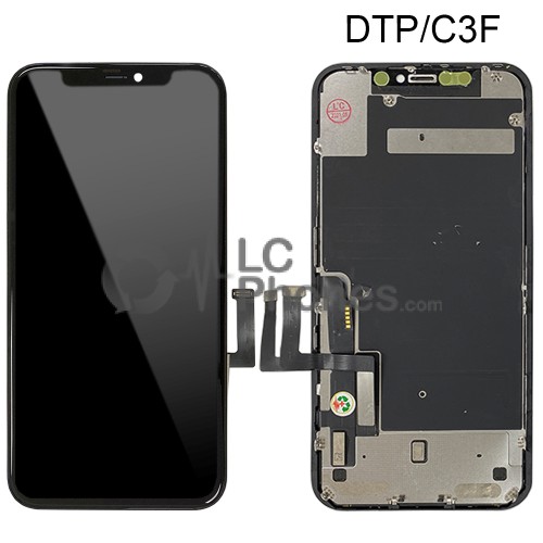 iPhone 11 - Full Front LCD Digitizer (Original Remaded) Black (Comp. DTP/C3F)