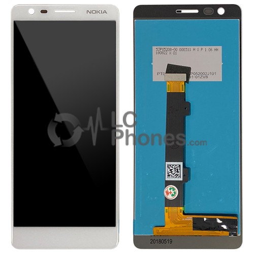 Nokia 3.1 TA-1063 - Full Front LCD Digitizer White