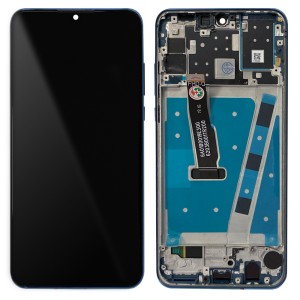 Huawei P30 Lite - Full Front LCD Digitizer with Frame Peacock Blue (Version 24MP)