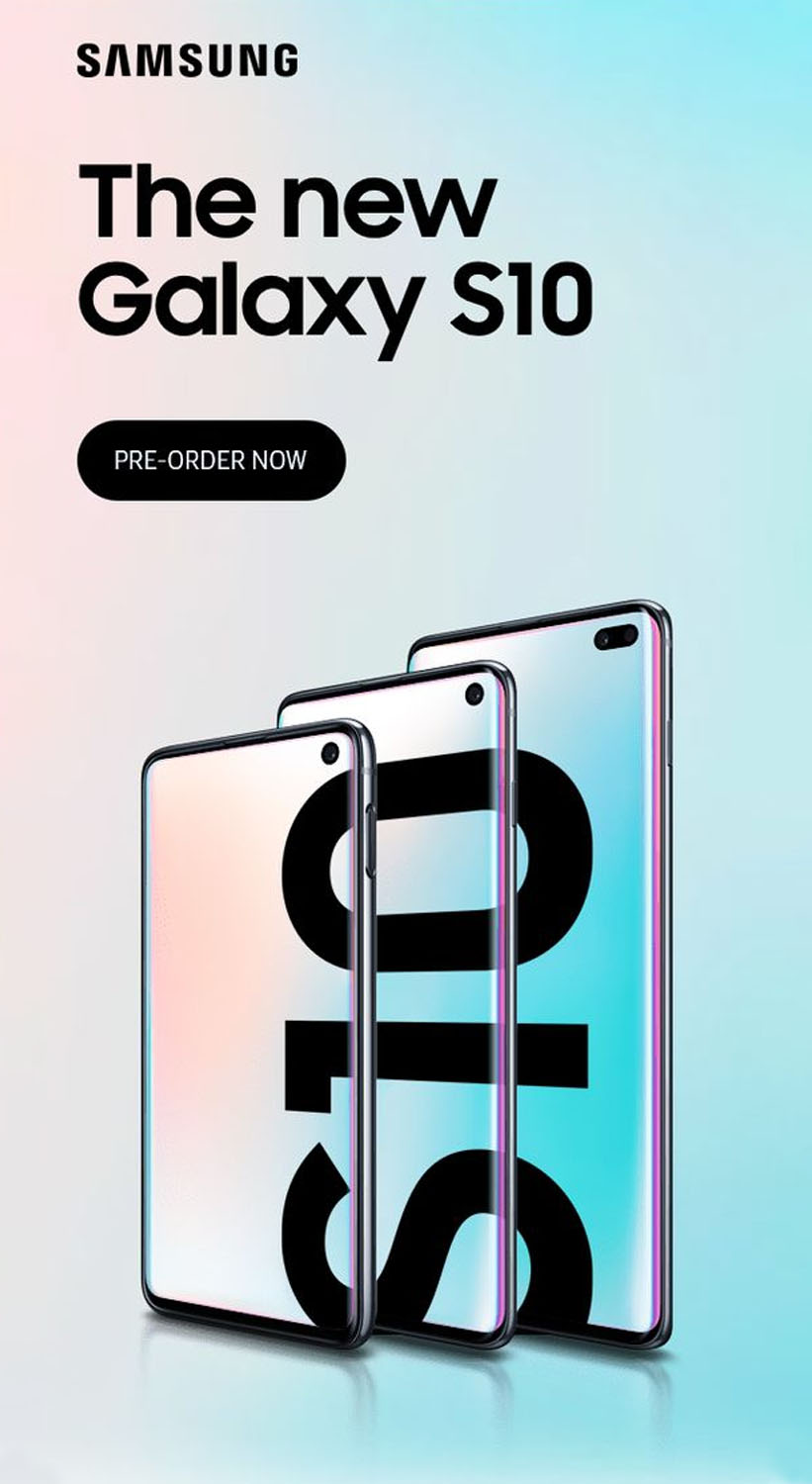 The new Galaxy S10